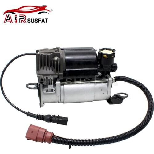 Air Suspension Compressor For Audi A6 C6 Allroad S6 A6L Avant 2004-2011 Air Shock Ride Pump 4F0616005E 4F0616006 4F0616006A