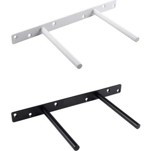 Invisible Concealed Shelf Support Double T-shaped Bracket Storage Rack Holder D0AD