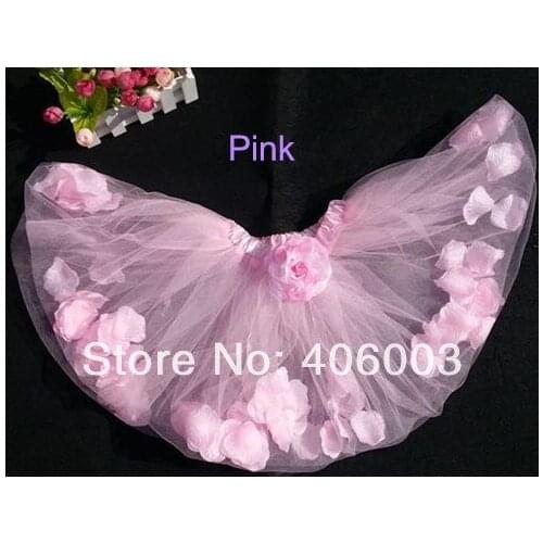 Wholesale Baby Girls Party Skirts Princess Petal Pettiskirt Summer Tutus