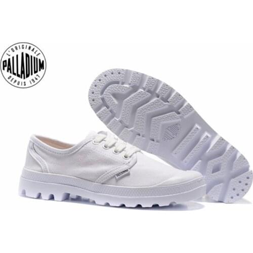 PALLADIUM Pampa Oxford All white Sneakers Flats Men Casual Shoes Men Zapatos de hombre Walking Shoes Eur Size 39-45