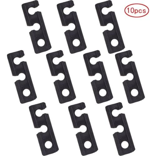 Pack of 10 Plastic Guyline Wind Rope Buckle Cord Adjuster for Tent Camping