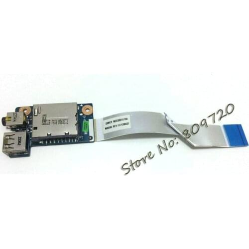 Audio Card Reader Board with Cable LS-7986P REV: 1.0 QIWG5/QIWG6 for Lenovo G480 G485 G580 G585 N580 N585