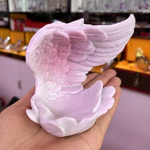 Angel Wing Tray Storage Box Jewelry Storage Box Resin Ball Base Storage Box Crafts Bedroom Living Room Decoration