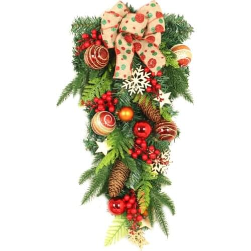 Upside Down Rattan Tree Christmas Simulation Plants For Shopping Mall Home Decorations Artificial Flowers
