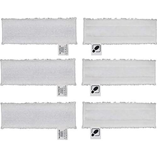 6 Pcs Microfiber Mop Cloth Pad for Karcher EasyFix SC 2, SC 3, SC 4, SC 5 Steam Cleaner Durable Replacement Accessories