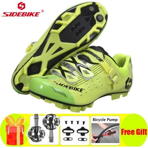 Sidebike Cycling Shoes Men Mountain Bike Self-Locking Ride Bicycle Professional Lightweight MTB zapatillas de ciclismo shoes