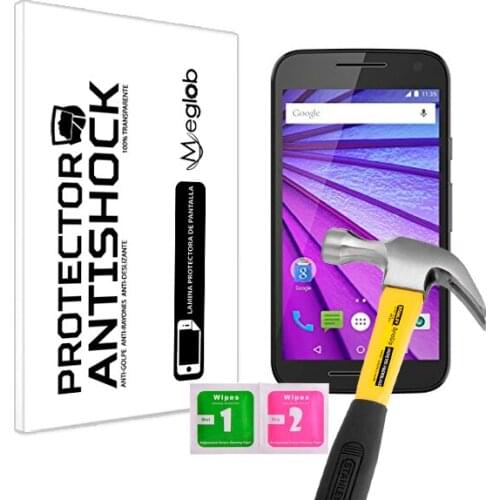 Screen protector Anti-Shock Anti-scratch Anti-Shatter compatible with Motorola Moto G (3rd gen)