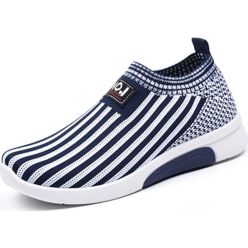 TaoBo Women Striped Breathable Weaver Girl Tennis Shoes Sneakers Outdoor Walking Lightweight Athletic Designer Footwear
