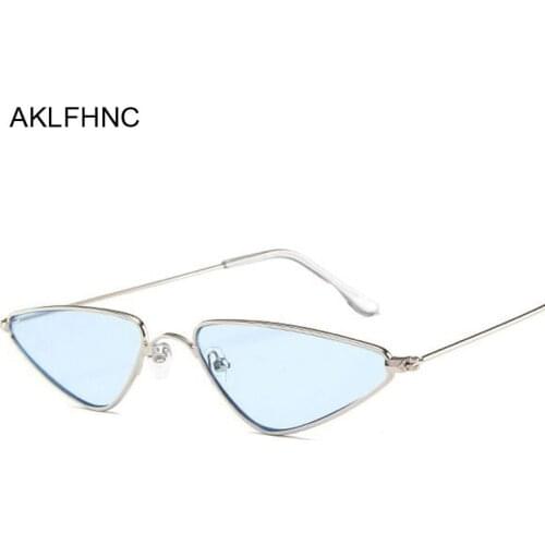 Cute Sexy Cat Eye Sunglasses Women Retro Small Black Red Pink Cateye Sun Glasses Female Vintage Shades For Women Gafas De Sol