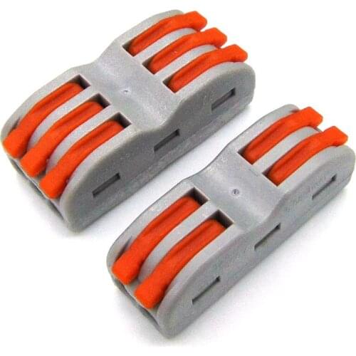 10PCS Electrical Wiring Terminals Household Wire Connectors Fast Terminals For Connection Of Wires Lamps And Lanterns