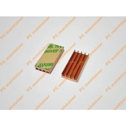 19mmX9mmX3mm ultra-thin Pure copper Heatsink for Ram memory MOS cooling notebook radiator transformation copper heatsink 19*9*3