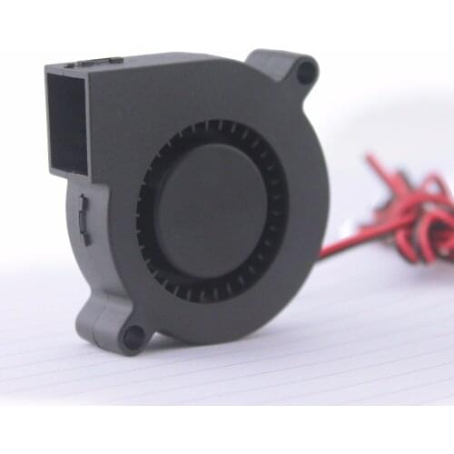 50 pcs Gdstime 0.06A Mini DC Blower Fan 12V 50mm x 15mm 5015 5cm Brushless PC Case Cooling Fan Cooler wholesale