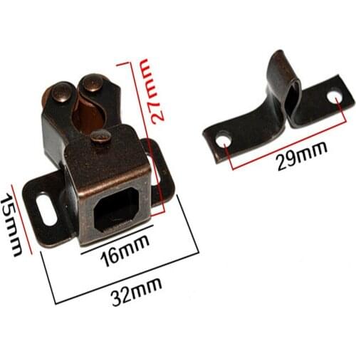 6PCS Double Twin Roller Door Catch Catches Cabinet Cupboard Furniture Latch