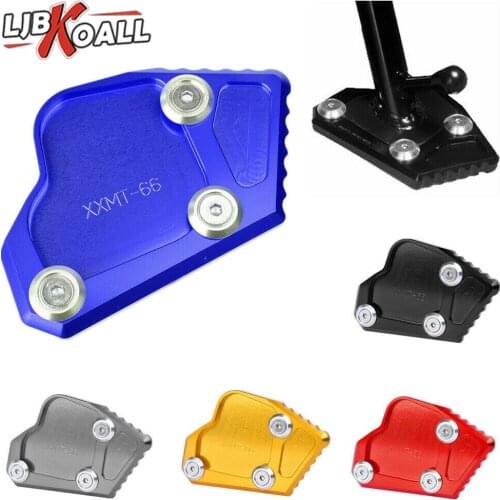 CNC Aluminum Motorcycle Kickstand Side Stand Plate Foot Pad Enlarge Extension For 2011-2015 BMW K1600GT K 1600 GT TL
