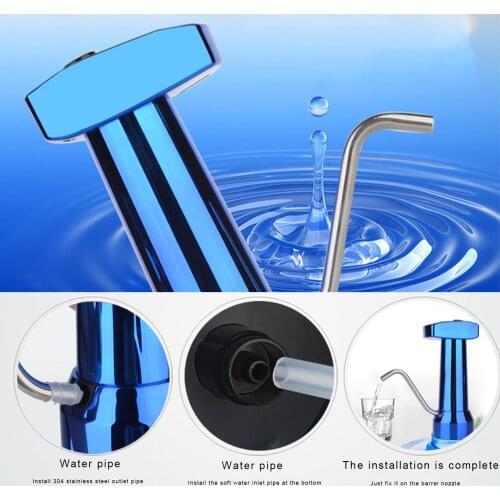 Wireless Electric Water Pump Automatic Drinking Universal Wireless Portable USB Rechargeable Bottle Water Pump Drink Dispenser