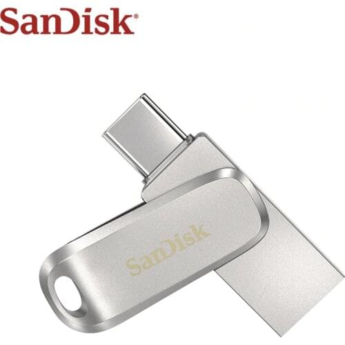 SanDisk Ultra Dual Drive Luxe USB 3.1 Type C 1TB Flash Disk Metal Memory Stick USB Type A Pendrive DDC4