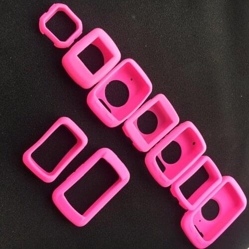 Garmin edge 25/500/510/520/810/820/1000 Outdoor Cycling computer Silicone Protect Case+LCD Screen Film For HOT SALE 310/530 Pink