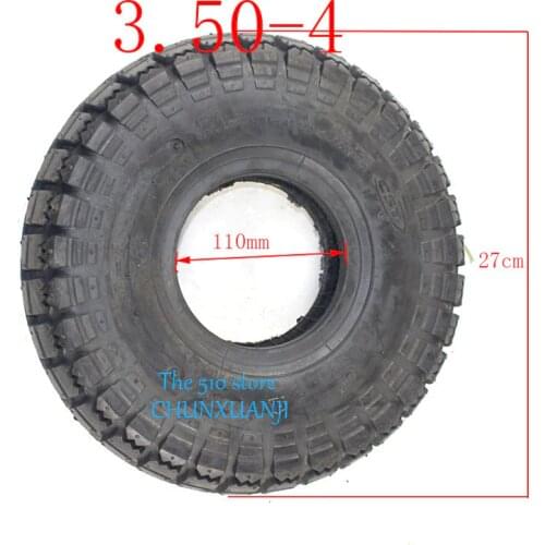 Hot sale 2019 New 4.10/3.50-4 Tire Scooter Tyre Mini ATV Wheel Tyre 3.50-4 Inner Tube Fit for kenda Wheel Tires Trolley