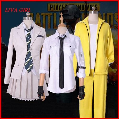 Game PUBG Playerunknowns Battlegrounds Cosplay Costumes Hooded Jacket Cloak Middle Ages Trench High Quality Chicken Dinner