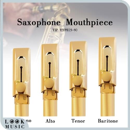 Professional Baritone Saxophone Mouthpiece Bass Metal Advanced Sax Mouth Pieces Size 7
