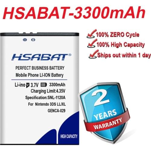 Top Brand 100% New 3300mAh GENCA-029 Battery for Nintendo 3DS LL for Nintendo 3DS XL- in stock