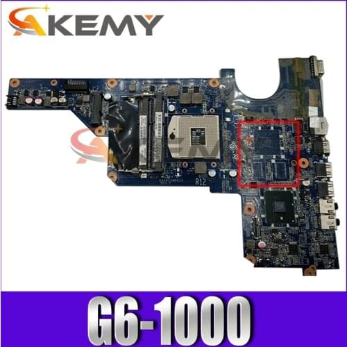 AKemy laptop Motherboard For HP Pavillion G6-1000 Mainboard 636370-001 636370-501 DA0R12MB6E0 HM55