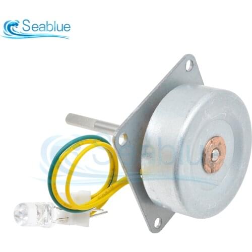 DC 3V-24V 1A 12W Micro Three Phase AC Wind Generator Turbines Brushless Motor Hand Cranked Generator RPM3000-6000 With LED