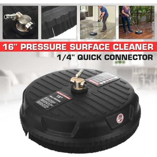 3600PSI High Pressure Washer Rotary Surface Cleaner Jet 1/4 inch Plug Cleaning Floor Brush Cleaning Machine