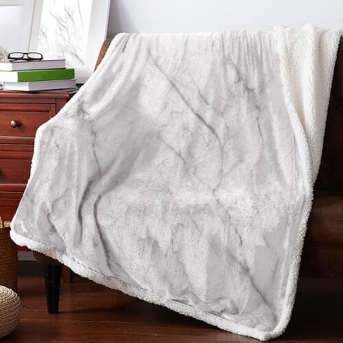 Marble Agate Throw Blanket Soft Fleece Blankets Winter Blanket Portable Picnic Blankets Bedclothes
