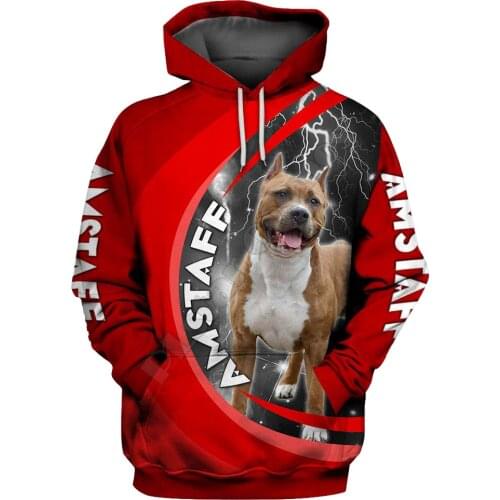 Funny Amstaff 3D Printed Hoodies Fashion Pullover Men For Women Sweatshirts Sweater Animal Costumes 01