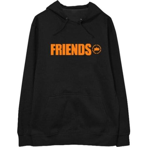 New Korean Kpop Got7 Same Friends Printing Loose Simple Pullover Hoodies for Men Women Autumn Winter Fleece/thin Sweatshirt Tops