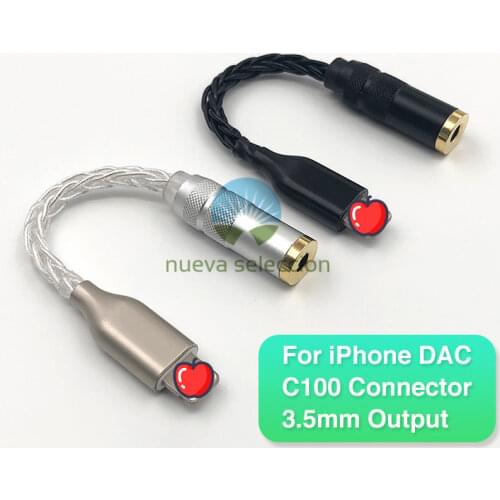 For Lightning to 3.5mm Jack Hi Fi iPhone DAC Amplifier Adapter Cable Audio Converter for Earphone Hi Res for iP 11 12 Pro X XS