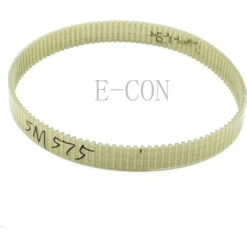1pcs/5pcs 575-5M HTD Timing Belt 115 Teeth Transparent PU Steel Wire Closed Loop 15mm/20mm Wide