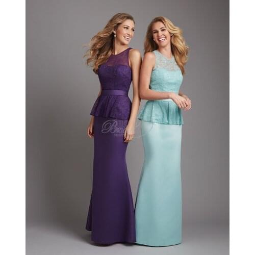 Robe de soiree Cheap 2018 new fashion sexy long vestido de festa purple formal lace party gown evening mother of the bride dress