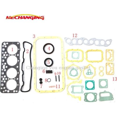 SD23 For NISSAN PICKUP 720 Full Set Engine Rebuilding Kits engine seal gasket Engine Gasket 10101-09W25 50094100