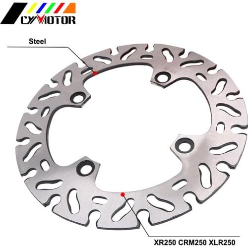 Motorcycle Stainless Steel Brake Disc For Honda XR250 CRM250 XLR250 XR CRM XLM 250