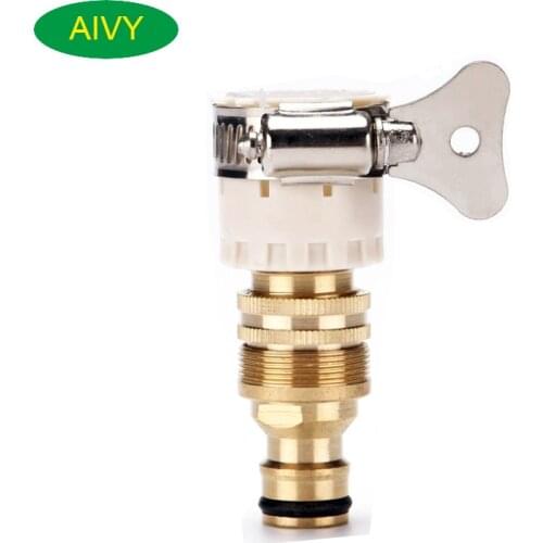 15mm-23mm Universal Kitchen Hose Adapter Metal Faucet Connector Mixer Hose Adapter Tube Joint Fitting Garden Watering Tools
