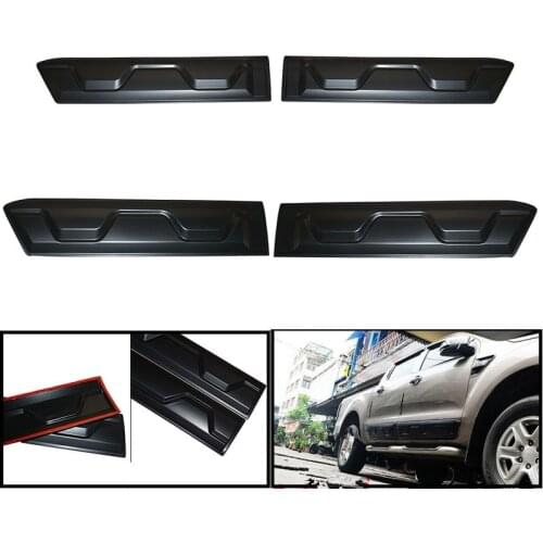 HOT SELL Exterior body cladding kits ONLY FIT FOR 4 DOORS STYLING MOULDING DOOR COVER FIT FOR RANGER T6 T7 T8 XTL 2012-2020 CAR