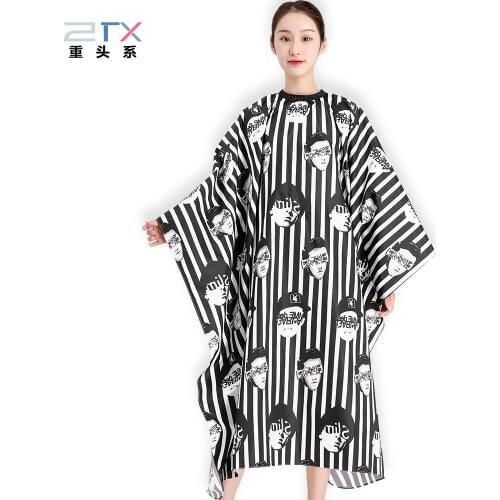 Waterproof High Quality Hair Cutting Cape Salon Hairdressing Dress Cape Hair Hairdressing Fabric