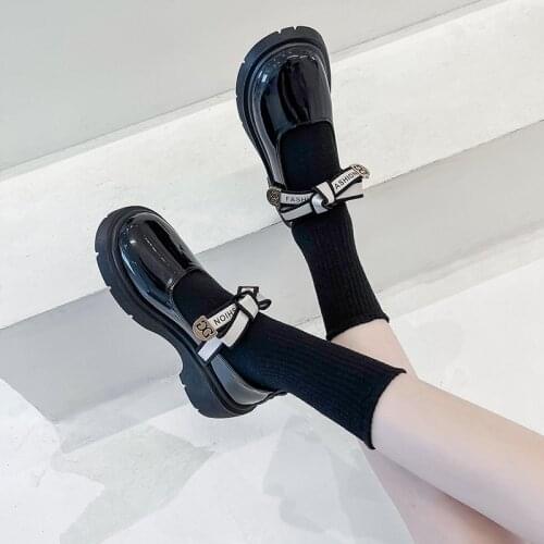 Fashion British Style Womens Summer Round Head Lady Japanese Retro Jk Uniform Lolita Shoes Anime Sweet Girls Cosplay Gothic Cos