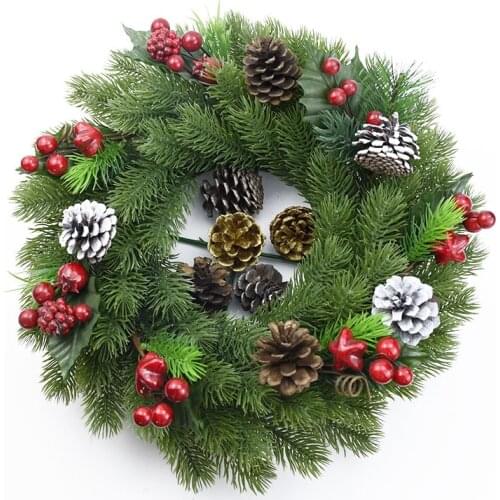 10 pieces Wedding Christmas decorations for home Artificial pine needle plant DIY Bonsai Potted plants Shooting props Candy box