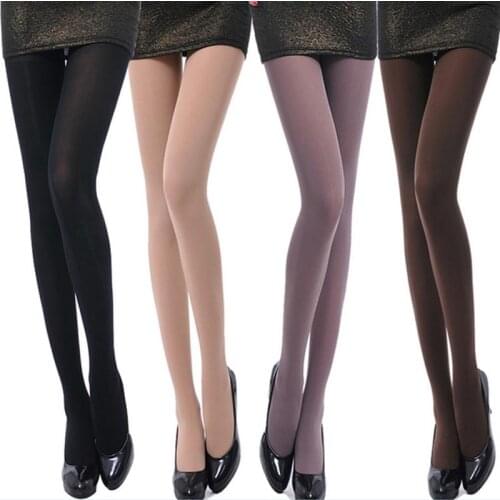 120D Tights Women Spring Autumn Sexy Solid Color Collant Femme Pantyhose Women Slim Warm Tights Fema