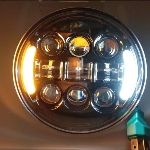 5.75" Inch Motorcycle LED Headlights 5 3/4" LED Headlamps for Sportster 883 XL1200 Motorcycle Accessories