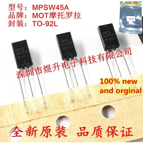 5pcs 100% new and orginal MPSW45A MPSW45 TO-92L One Watt Darlington Transistors in stock