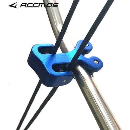 Aluminum 3/8inch Archery Cable Slide Compound Bow String Splitter Roller Glide Cable Slide Bow string Separator For Compound Bow