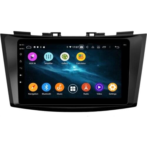 KLYDE 8" Android 9.0 PX6 Car Multimedia Player 4G+64G For Suzuki SWIFT 2011-2012 Car Audio 6 Core Car Stereo 1024*600 Car Radio