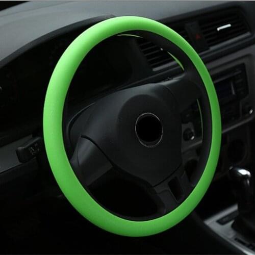 Car Silicone Steering Wheel Cover For Nissan Geniss Juke Almera Primera Pathfinder Sentra Versa Altima PATROL LEAF IDS Vmotion