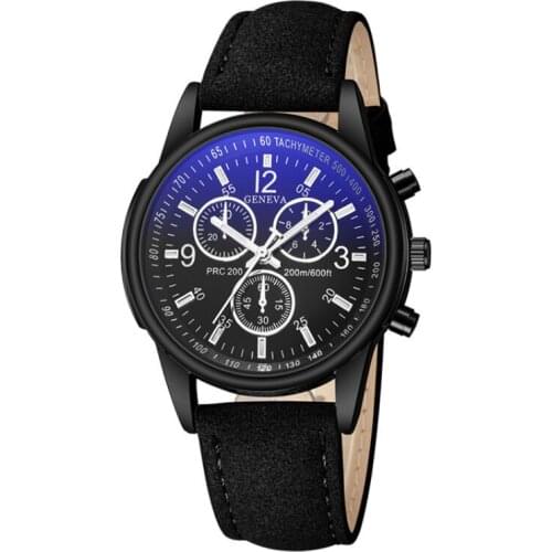 Men Fashion Business Leather Strap Watch Hodinky Casual Luxury Quartz Watch Waterproof Sports Clock Dropshipping Orologio Uomo