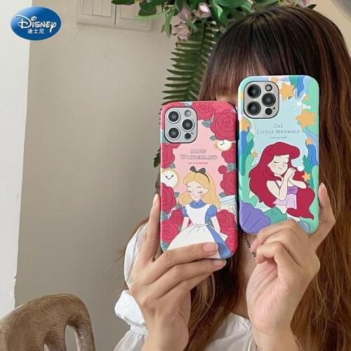 Cartoons Q Version Princess Phone Case For Iphone 12 Pro Max 11 Pro Xs Max 8 7 2021 Xr Painted Phone Case zz0711-1