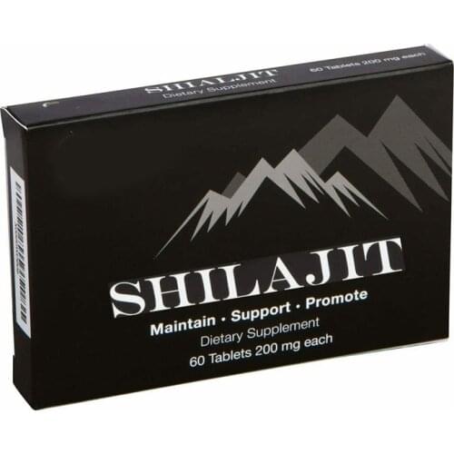 Pure Natural Altai Shilajit - 200mg *60 Resin Tabs /box
